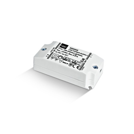 89008w led driver 12v, 8w, ip20, 230v, constant voltage