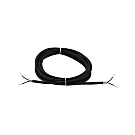 Accessories textile cable 2x0,75 l-10m black
