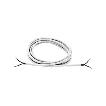 Accessories textile cable 2x0,75 l-10m white