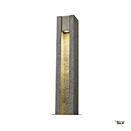 ARROCK SLOT GU10 ,square,granite,salt&pepper,GU10,max.4W LED