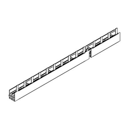 Baretă cu lamele de contact, 3P, pt. nul, 10mm², 57UH