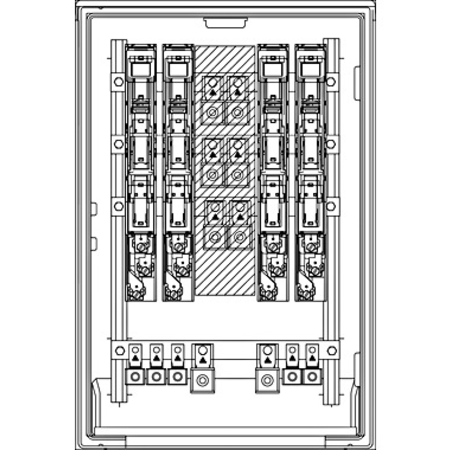 Cable distribution cabinet fr 4nhs00