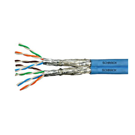 Cablu S/FTP Cat.7, 2x(4x2xAWG23/1), 1000Mhz, LS0H, 30%, B2ca