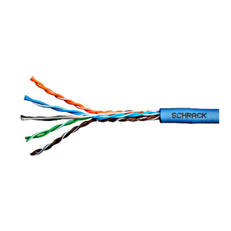 Cablu U/UTP Cat.6a, 4x2xAWG23/1, 500MHz, LS0H, Eca, albastru - 100ml