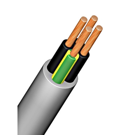 Cablu, iz. PVC pt. conect. motoare SLM-JZ 5 x 4 gri 0,6/1 KV