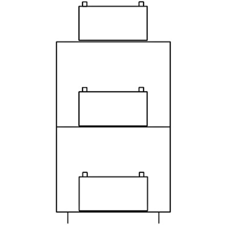 Cadru baterii 18xnlba055 - nlba100 pana la 850x1150x470mm