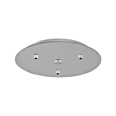 Canopy 3-fold, surface mounted dust-grey (RAL 7037)