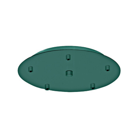 Canopy 5-fold, surface mounted opal green (RAL 6026)