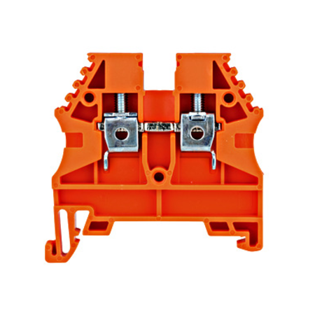 Clemă de fază, conex. cu şurub tip avk 4, portocaliu, 4 mm²