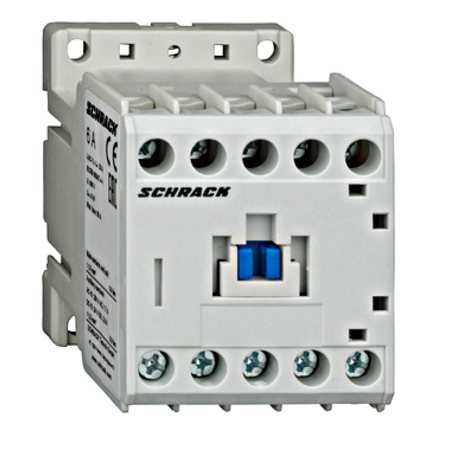 Contactor auxiliar 4ND, CUBICO, 6A, 24Vc.c.