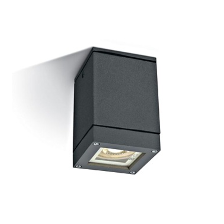 Cube 1-cl, 35w, mr16, gu10, 100-240v, ip54,antracit