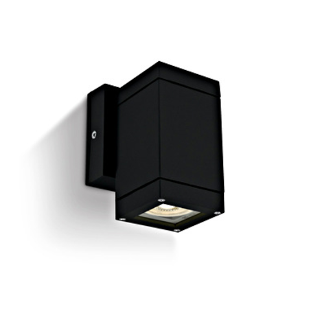 Cube 1-wl led, 35w, mr16, gu10, 100-240v, ip54, negru