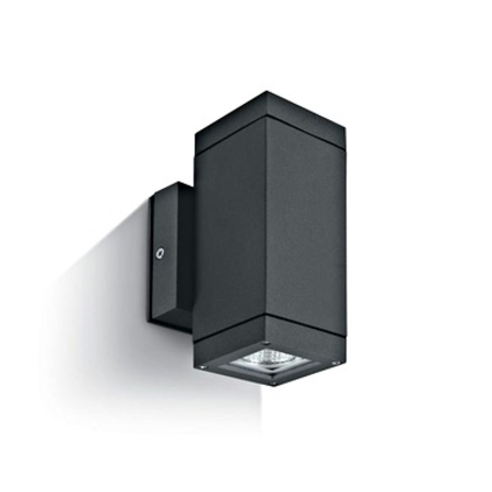 Cube 1-wl, 2x35w, mr16, gu10, 100-240v, ip54,antracit