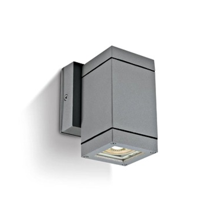 Cube 1-wl, 35w, mr16, gu10, 100-240v, ip54, gri