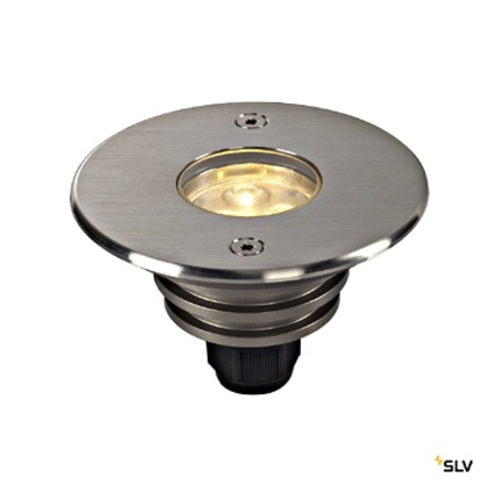 DASAR LED LV, 6W, 3000K, 12-25V, IP67,rotund, Inox 316