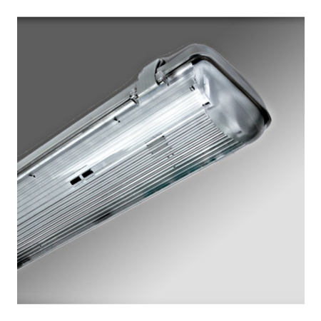 Dewy IP65 ptr.2xT8 LED Tube 100-240V 1565mm IP65 PC/PC gri