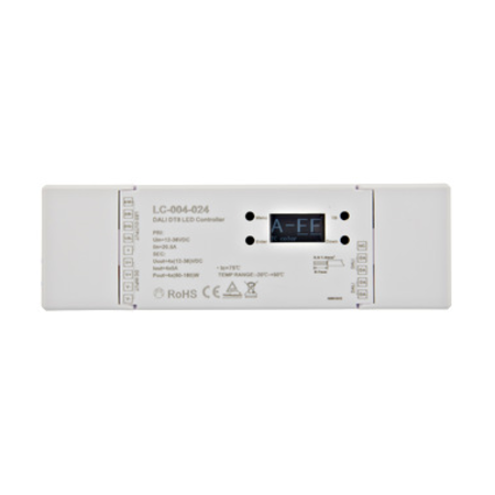 Dimer LED DALI PWM 4 canale | DT8 cu OLED Display