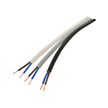 Double-isolated cable Mono 2-polig 0,75mm² White