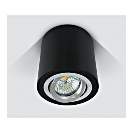 Edda Round-CL MR16, GU10, 10W, 230V, adjustable, negru