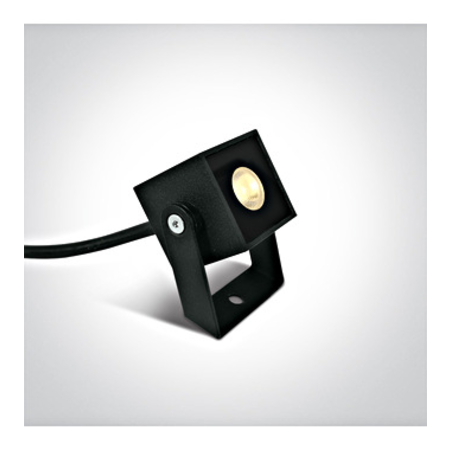 Elice led 1w 80lm 3000k 40° 24v dc ip65antracit