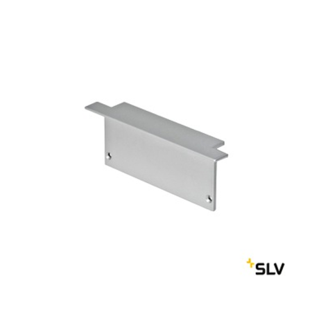 End caps for GLENOS ALU RECESSED PROFILE,silvergrey,2 pieces