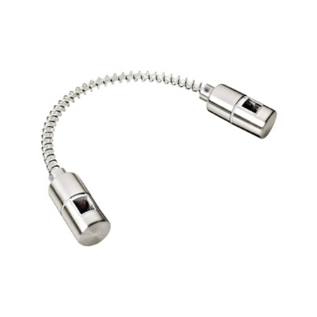 Flex connector Villanova 1 nickel-matt IP20