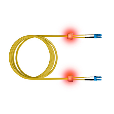 FO LED Patch Cord Premium, Duplex, LCD/LCD, E09/125, OS2, 3m