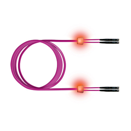 FO LED Patch Cord, Duplex, E2000/E2000, G50/125 OM4, 10m