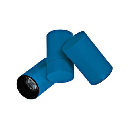 Ganzirri GU10 3er Cylinder blue (RAL 5010) IP20