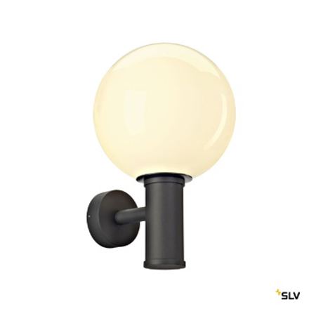 GLOO PURE WL, Outdoor wall light, E27, anthracite, IP44