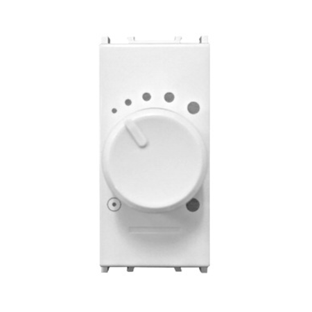 Insert dimmer cu buton rotativ, RLC 0-60W, 1M, alb