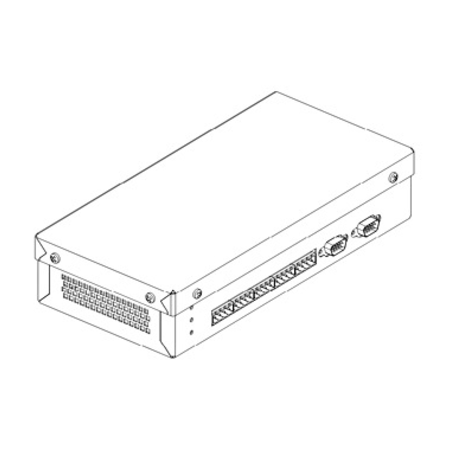 Interfaţă programabilă, 8 intrări+8 ieşiri, modbus, în cutie