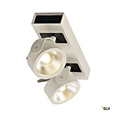 KALU LED 2,3000K,60° alb/negrulampa plafon/perete