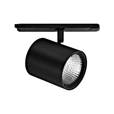 LED 3-Phase Rail Spotlight black, 25°, 29W, 3000K