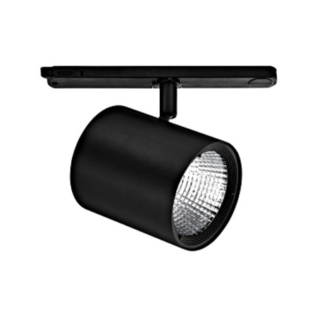 LED 3-Phase Rail Spotlight black, 40°, 19W, 3000K