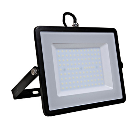 LED Floodlight 100W 8000lm 3000K 220-240V IP65 100° black