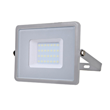 LED Floodlight 30W 2400lm 3000K 220-240V IP65 100° grey