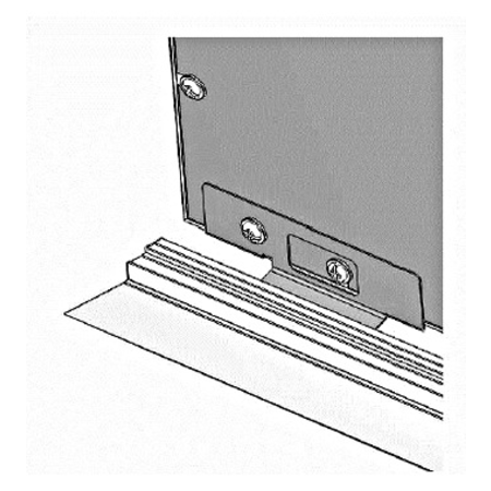 Led panel suport de perete ptr. rama aparenta, serie ledon