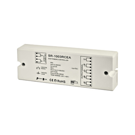 Led rf controller rgbw receiver 4x8a 768w 24v 768w ip20