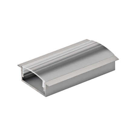 LED-Stripe Profile RE Clear cover, anodized, 1000mm