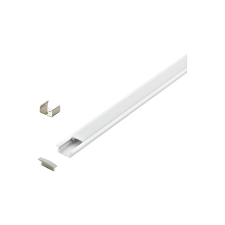 LED-Stripe Profile RE satin Cover white, 1000mm