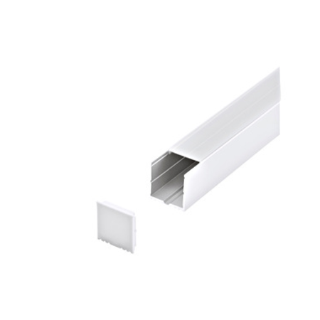 LED-Stripe Profile RE satin Cover white, 1000mm