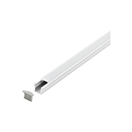 LED-Stripe Profile RE satin Cover white, 2000mm