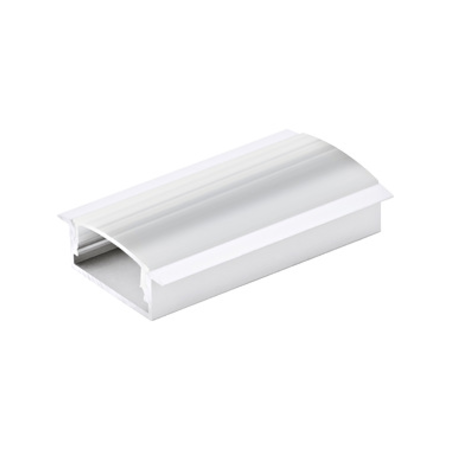 LED-Stripe Profile RE satin Cover white, 2000mm