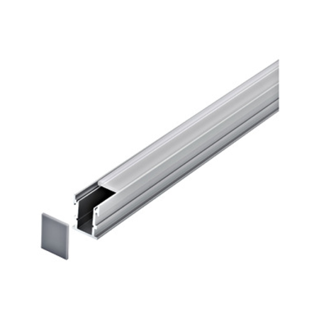 LED-Stripe Profile RE satin cover, anodized, 1000mm