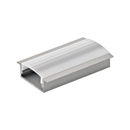 LED-Stripe Profile RE satin cover, anodized, 1000mm