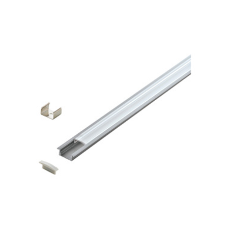 LED-Stripe Profile RE, satin cover silver, 3000mm