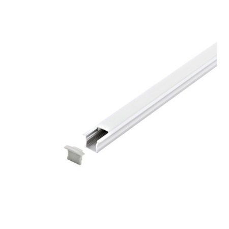 LED-Stripe Profile recessed with opal Cover white 1000mm