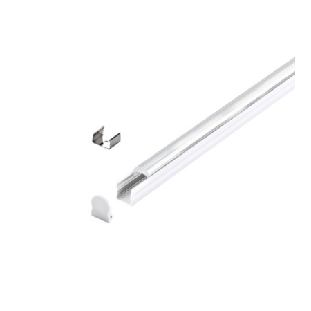 LED-Stripe Profile surface with 30° linear lens white 2000mm