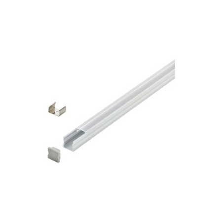 LED-Stripe Profile surface with Clear Cover white 1000mm